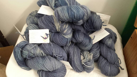 CC18/563 Handdyed Wool & Silk Yarn 8ply