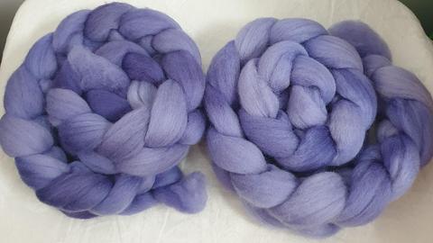CC23/387 Handdyed Wool tops Corriedale