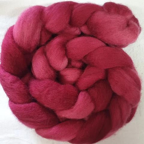 CC24/445 Handdyed Wool tops Corriedale
